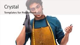  Presentation with monarch butterfly isolated on white - Cool new PPT layouts with labor mobility - young handsome shoemaker isolated backdrop and a light gray colored foreground