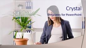  Presentation with pregnant labor - Presentation having labor pain - young pregnant employee working background and a sky blue colored foreground