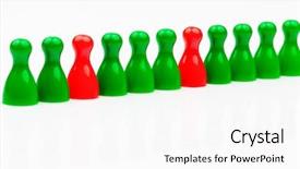  Presentation with government - Slide deck featuring labor strike - red and green characters coalition background and a white colored foreground