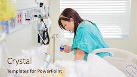  Presentation with pregnant labor - Presentation theme with labor using nitrous oxide gas background and a lemonade colored foreground