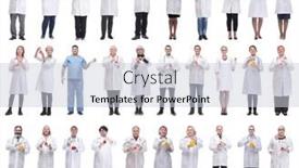  Presentation with liquid - Theme featuring laboratory-assistant-holding-a-flask background and a lemonade colored foreground