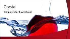  Presentation with laboratory equipment - Audience pleasing presentation theme consisting of laboratory equipment backdrop and a white colored foreground