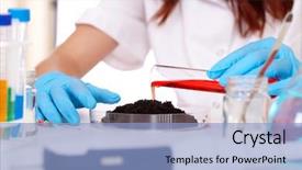  Presentation with laboratory food - Amazing PPT layouts having laboratory is modifying food backdrop and a light blue colored foreground