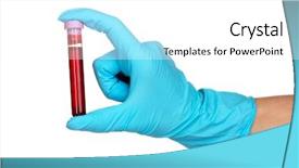  Presentation with test tube laboratory - Colorful PPT layouts enhanced with laboratory isolated on white backdrop and a white colored foreground