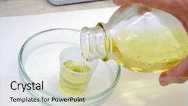  Presentation with laboratory urine - PPT layouts enhanced with laboratory of sample of urin background and a soft green colored foreground