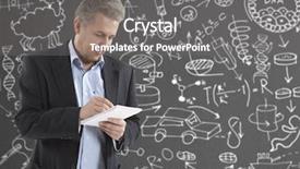  Presentation with inventor - Beautiful theme featuring laboratory physic - crazy inventor photo compilation photo backdrop and a gray colored foreground