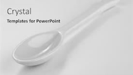  Presentation with laboratory - Colorful PPT theme enhanced with laboratory-spatula-isolated-on-white backdrop and a light gray colored foreground