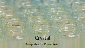  Presentation with test tube laboratory - Presentation having laboratory test tube scientific research background and a  colored foreground