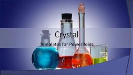  Presentation with chemicals - Presentation enhanced with labratory - chemistry equipment filled with different background and a light blue colored foreground
