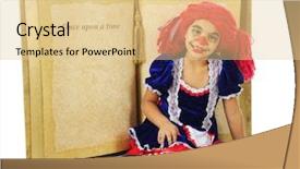  Presentation with once upon time - Cool new presentation theme with page with the word backdrop and a lemonade colored foreground