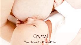  Presentation with mother baby and nurse - Amazing PPT layouts having portrait of mother nursing her baby backdrop and a lemonade colored foreground