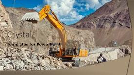  Presentation with landslide - Cool new presentation theme with ladakh-india-september-10-2011 backdrop and a coral colored foreground