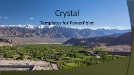  Presentation with indus valley - PPT theme with ladakh jammu and kashmir background and a teal colored foreground