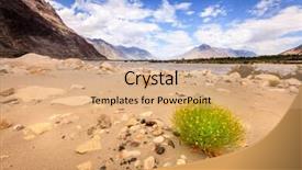  Presentation with river valley - Slide set consisting of ladakh region of kashmir india background and a  colored foreground