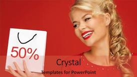  Presentation with love between man and woman - Cool new slides with ladies bags - picture of lovely woman backdrop and a red colored foreground