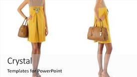  Presentation with life insurance concept white - Amazing PPT layouts having ladies bags - woman fashion concept isolated backdrop and a white colored foreground