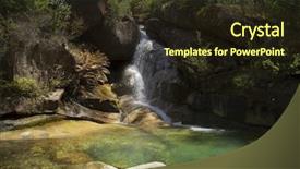  Presentation with falls - Cool new slides with ladies bath falls in mount backdrop and a wine colored foreground