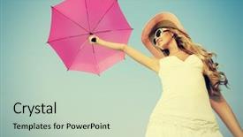  Presentation with hat - Audience pleasing slide deck consisting of origami paper brown deerorigami paper brown winter christmas running deer on a black background backdrop and a black colored foreground