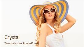  Presentation with beautiful flower elegant - Colorful slide set enhanced with christmas decoration jewelry and garland frame concept background christmas ornaments backdrop and a tawny brown colored foreground