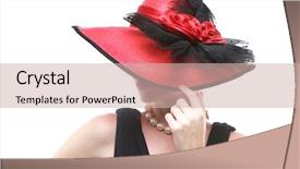  Presentation with lady - Presentation design having golden hay bales in a snow covered winter field rural landscape with focus on the foreground bale and copy space in the sky if needed background and a teal colored foreground