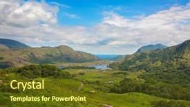  Presentation with killarney - PPT layouts with ladies view ring of kerry background and a tawny brown colored foreground