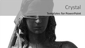  Presentation with themis - PPT theme enhanced with lady-justice-or-themis-symbol background and a light gray colored foreground