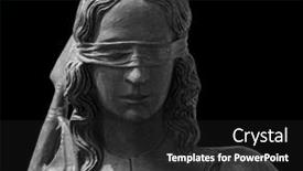  Presentation with themis - Presentation theme featuring lady-justice-or-themis-symbol background and a dark gray colored foreground