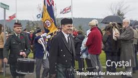  Presentation with tribute - Audience pleasing slides consisting of ladysmith-bc-canada-nov-11 backdrop and a dark gray colored foreground