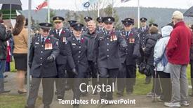  Presentation with tribute - Beautiful slides featuring ladysmith-bc-canada-nov-11 backdrop and a gray colored foreground