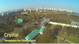  Presentation with museum - Audience pleasing slide set consisting of laft - cityscape with royal fodder yard backdrop and a tawny brown colored foreground