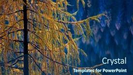  Presentation with italy - Theme enhanced with lago-di-braies-in-dolomites background and a ocean colored foreground