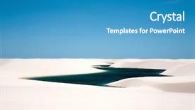  Presentation with white sand - Cool new presentation with lagoa azul in desert backdrop and a teal colored foreground