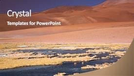  Presentation with disney elsa frozen - Cool new presentation theme with lagoon in atacama desert chile backdrop and a red colored foreground