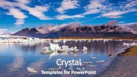  Presentation with lagoon - Audience pleasing PPT layouts consisting of lagoon the concept of northern backdrop and a  colored foreground