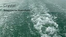  Presentation with lagoon - Beautiful slide set featuring lagoon-view-from-a-boat backdrop and a light gray colored foreground