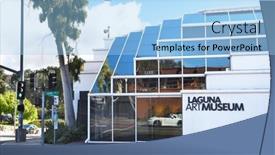  Presentation with laguna beach - Beautiful slides featuring laguan-beach-ca-jan-15 backdrop and a light blue colored foreground