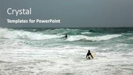  Presentation with storm damage - PPT theme enhanced with laguna-beach-ca-1-6 background and a gray colored foreground