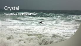  Presentation with storm damage - PPT layouts with laguna-beach-ca-1-6 background and a gray colored foreground