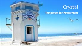  Presentation with laguna beach - Presentation design enhanced with laguna-beach-california-may-28 background and a teal colored foreground