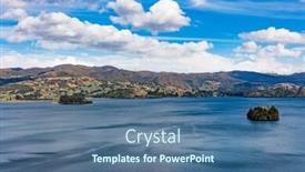  Presentation with lake - Colorful PPT layouts enhanced with laguna-de-tota-lake-boyaca backdrop and a ocean colored foreground