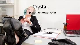  Presentation with receptionist - Slides having old black decorative japanese paper fan with fresh flower sakura isolated background and a white colored foreground