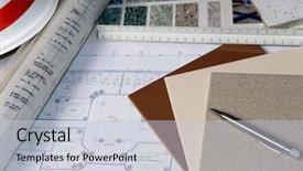  Presentation with flooring - Amazing slide set having laid out on a table backdrop and a lemonade colored foreground