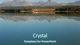  Presentation with acting - Audience pleasing slides consisting of lake acting as a mirror backdrop and a  colored foreground