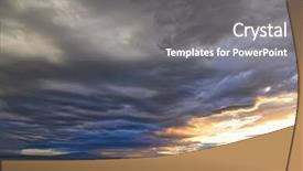  Presentation with mongolia - Slide set consisting of lake at sunset mongolia background and a gray colored foreground