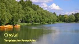  Presentation with world war 1 russia - Presentation theme enhanced with lake at the park yaroslavl background and a  colored foreground