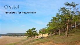  Presentation with russian - Slides enhanced with lake-baikal-and-island-olkhon background and a light blue colored foreground