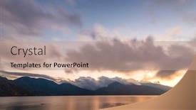  Presentation with japan - Cool new theme with lake-chuzenji-in-nikko-japan backdrop and a coral colored foreground