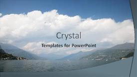  Presentation with region - PPT theme consisting of lake-como-landscape-lombardy-region background and a lemonade colored foreground