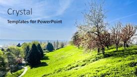  Presentation with paris - Slide set having lake-creteil-is-an-artificial background and a light blue colored foreground