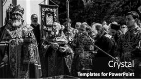  Presentation with celebrations - PPT theme with lake-dymsky-russia-july-7 background and a black colored foreground